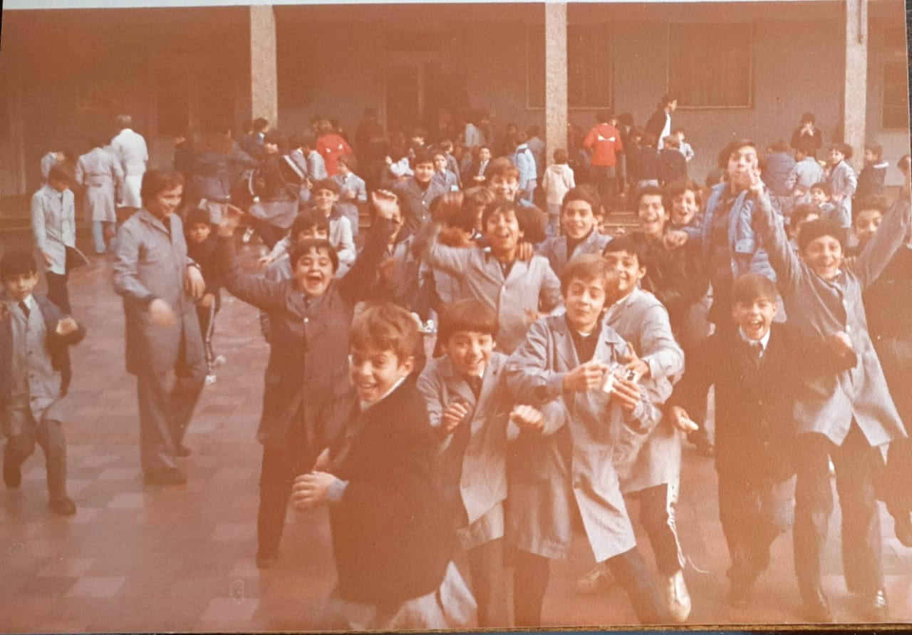 Alumnos del Colegio San Luis Gonzaga - foto antigua